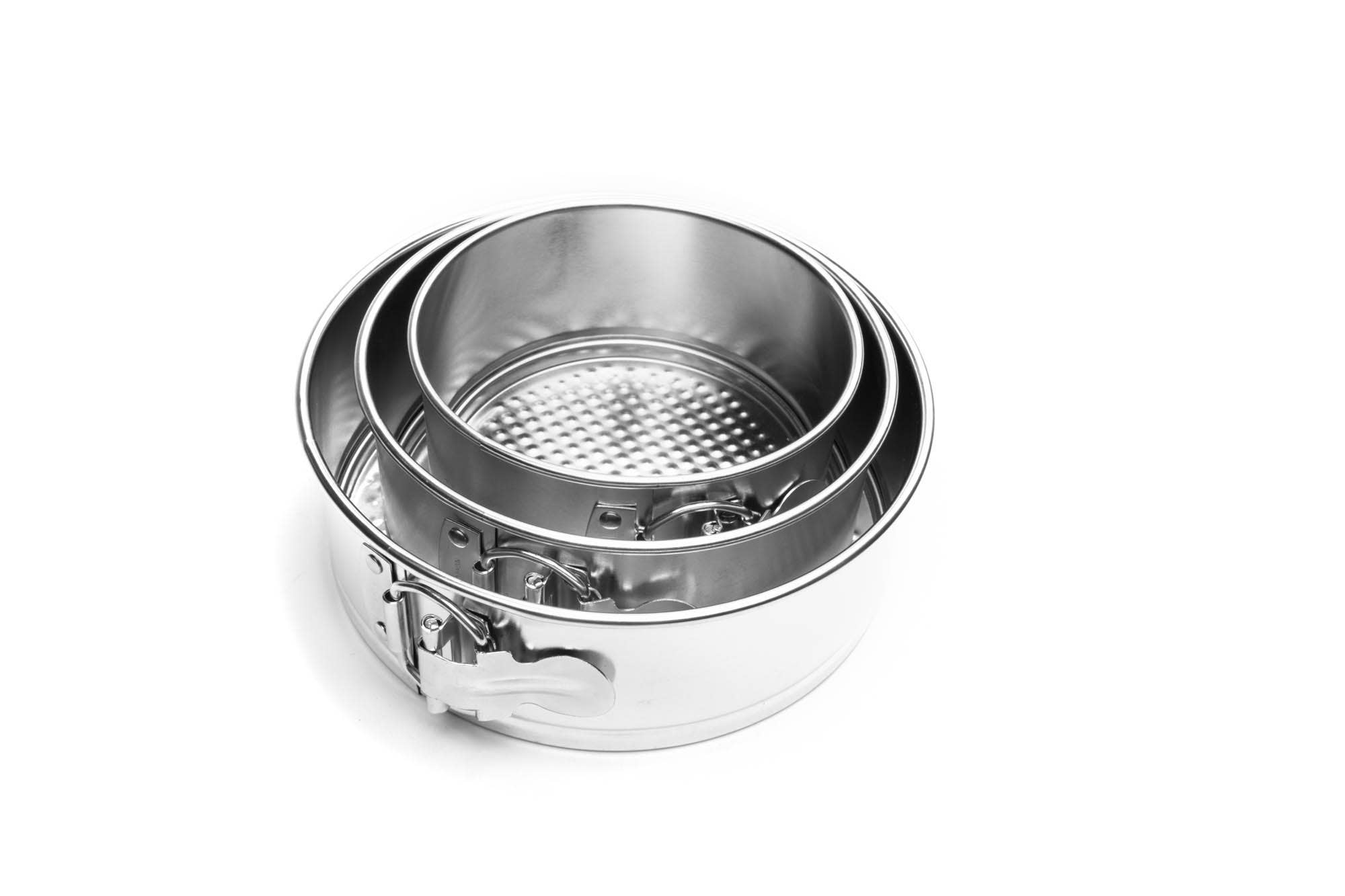 Fox Run Brands - Wholesale Cake tin - Fox Run Mini Springform Pan Set, Tin-Plated Steel, 3-Piece