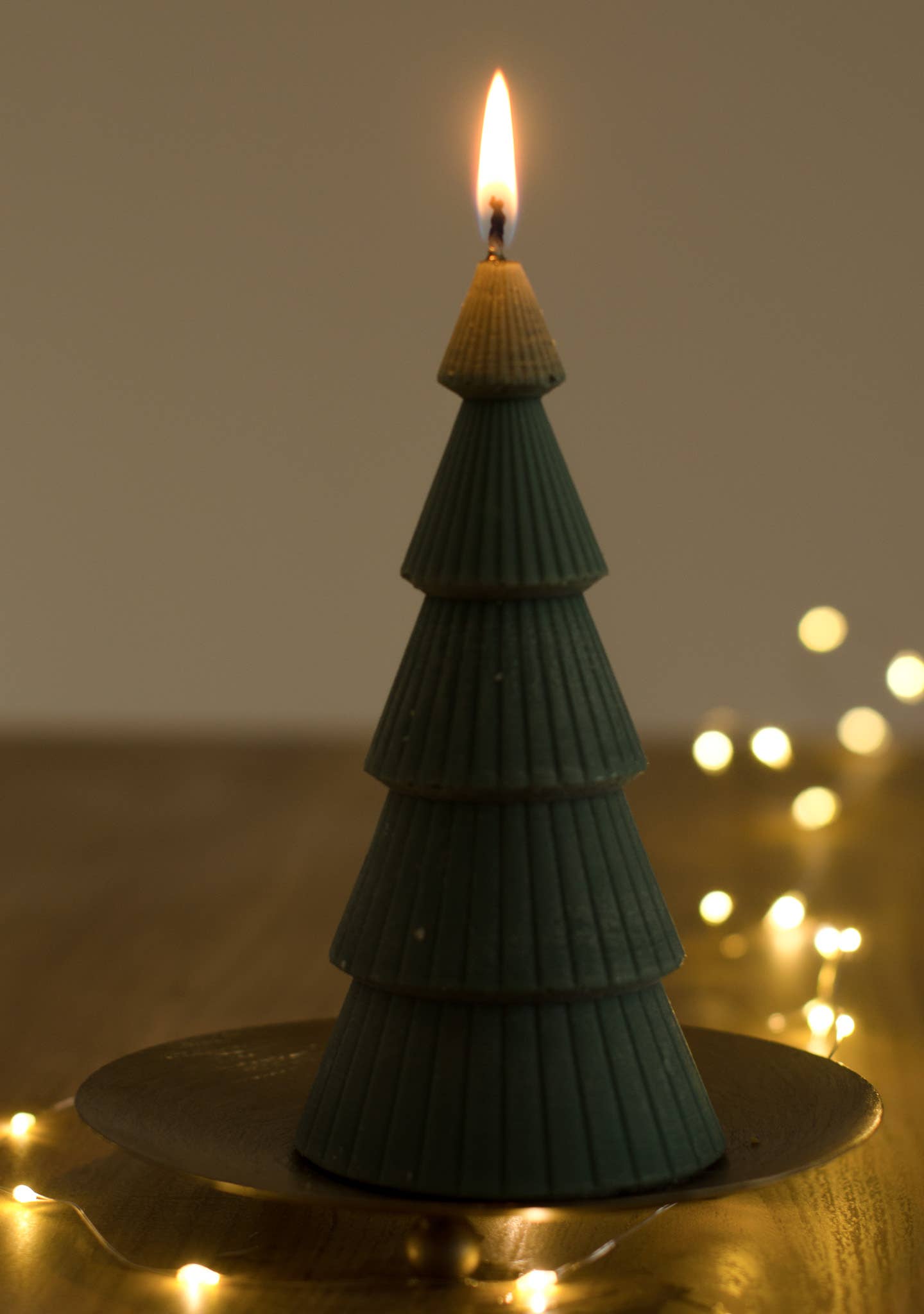 Sonder candles – wholesale Pillar candle – ribbed christmas tree candle2