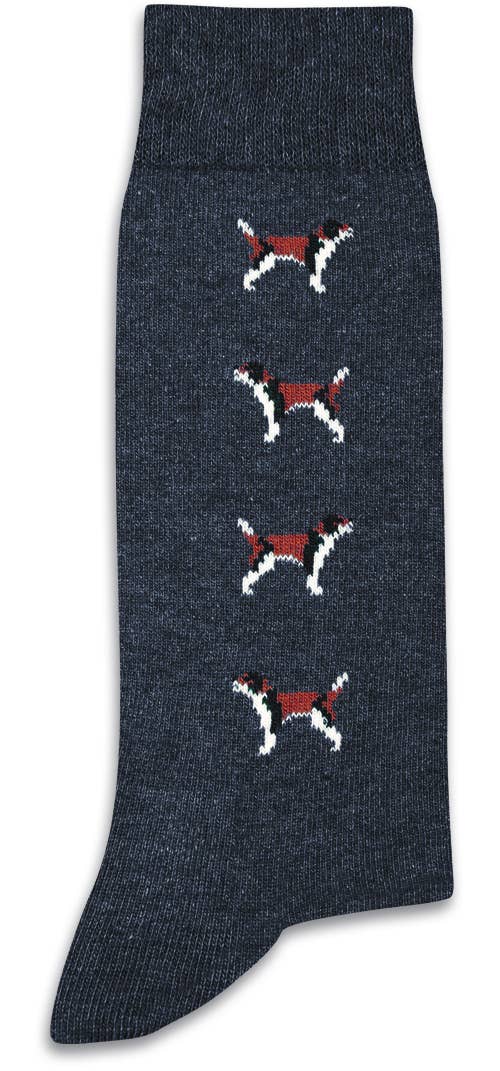 Pom de pin - Wholesale Socks - Unisex - Beagles choco sock1