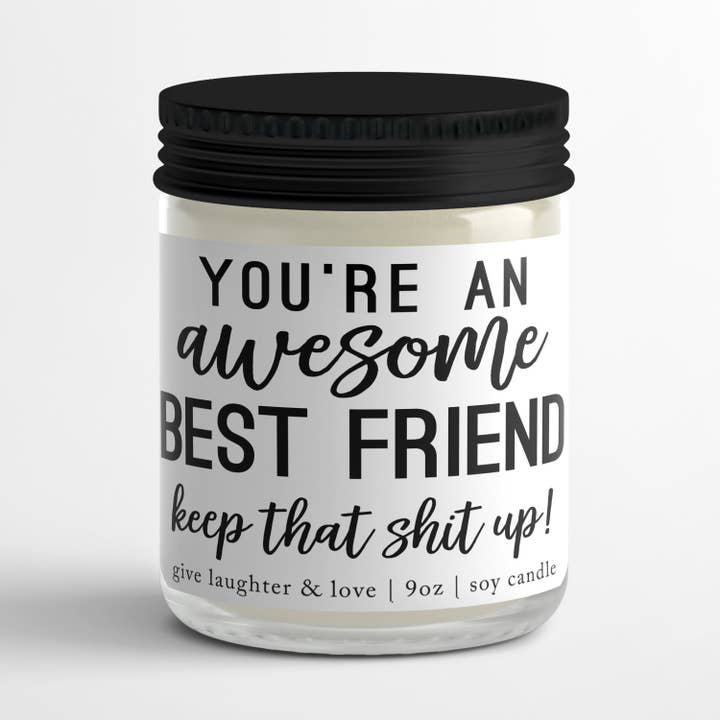 You're an Awesome Best Friend | Birthday Candle for wholesale by Give Laughter and Love