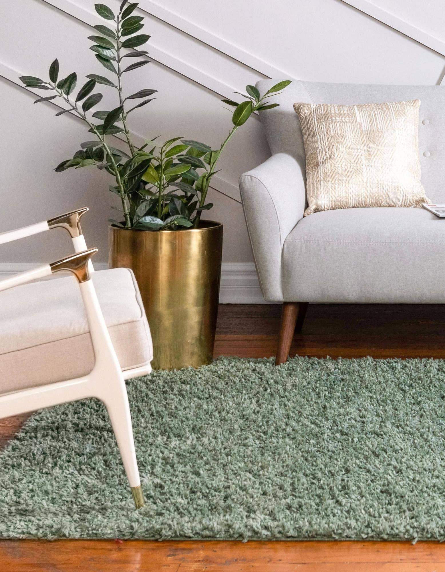 Rug Mart - Vente Tapis - Tapis Davos Shag (rectangulaire)34