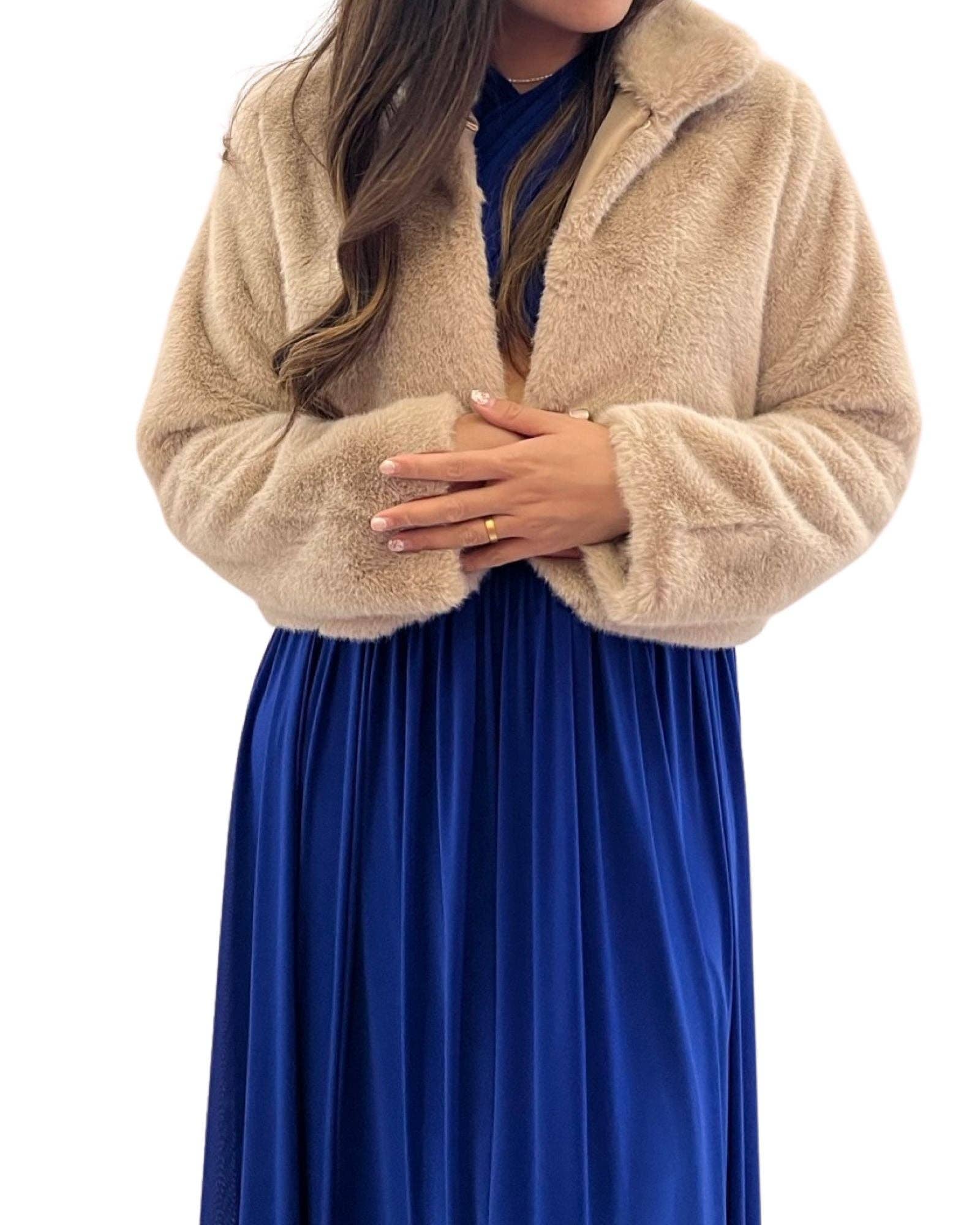 red Synthetic Hair Bolero V001-1 for wholesale on Faire1