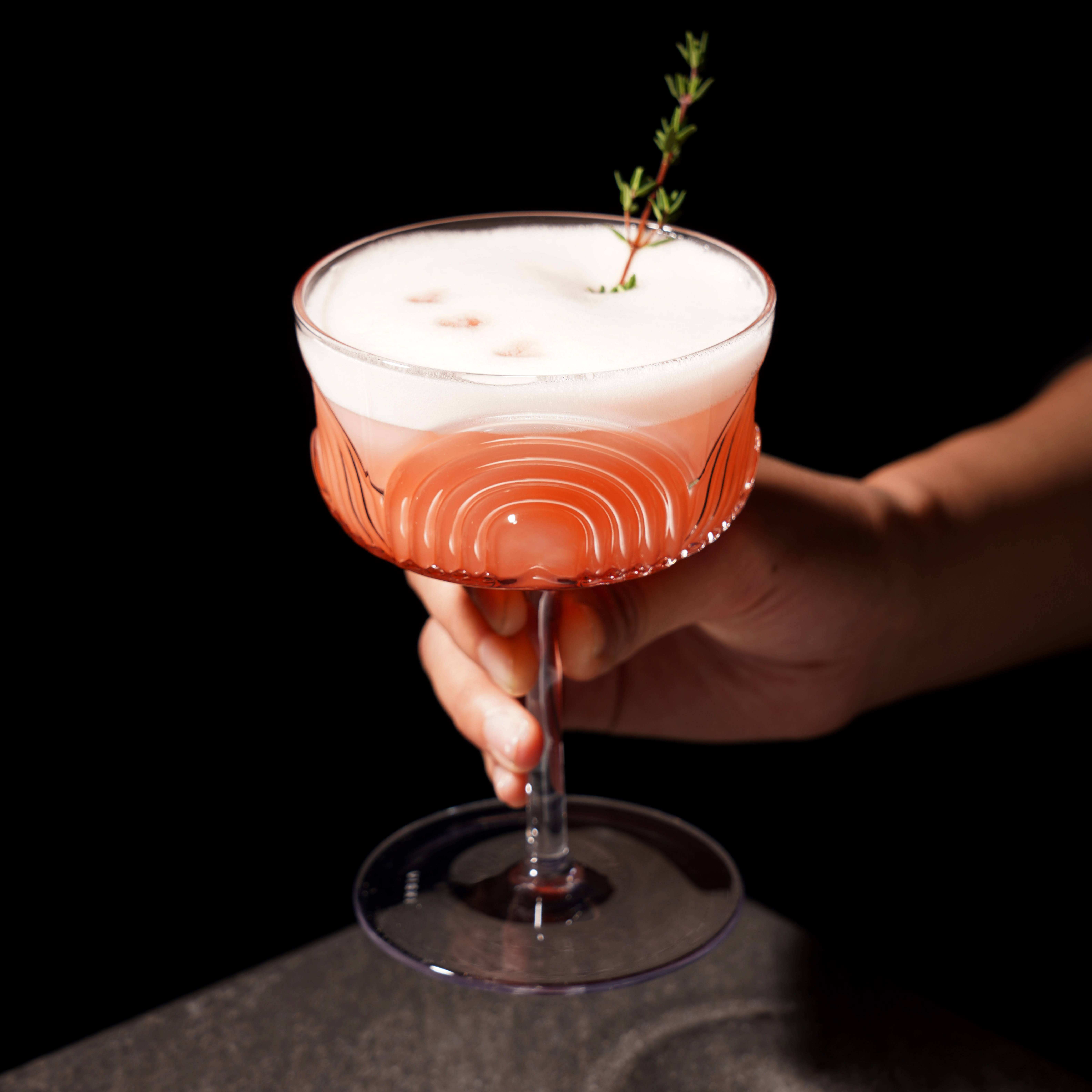 True Brands – wholesale Cocktail-/likörglas – Deco Beau Crystal Cocktailkupor - Set om 22