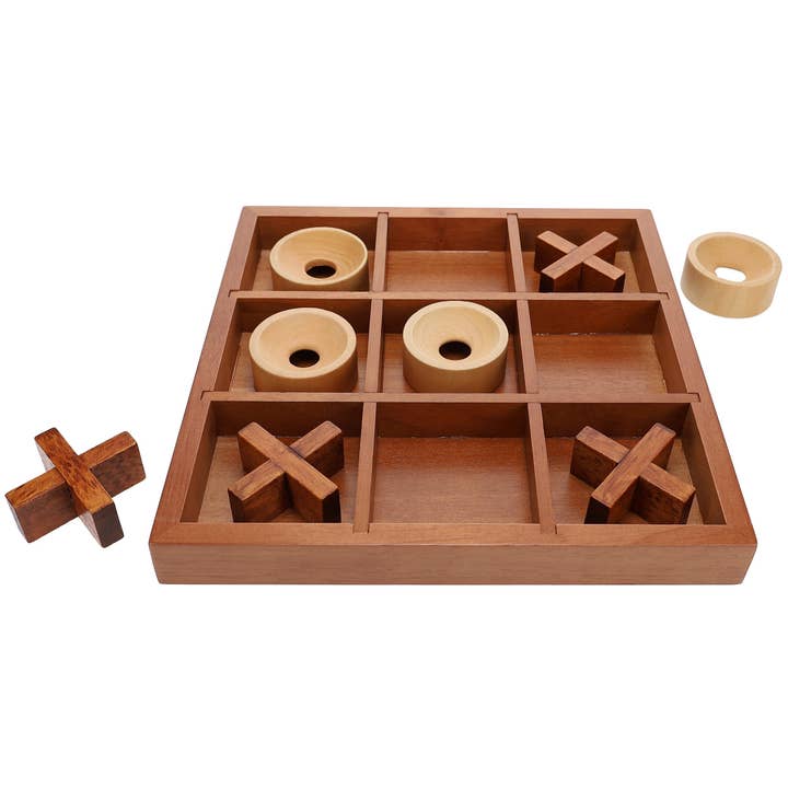 Wood Expressions - Venta al por mayor Juegos de mesa - Juego de mesa de madera Tic Tac Toe5