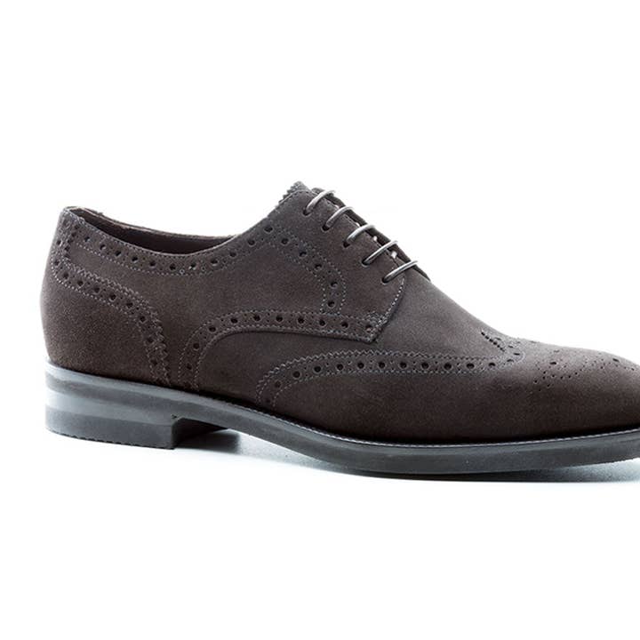 Budapest Leopold in Marrone Suede for wholesale by Risch Shoes