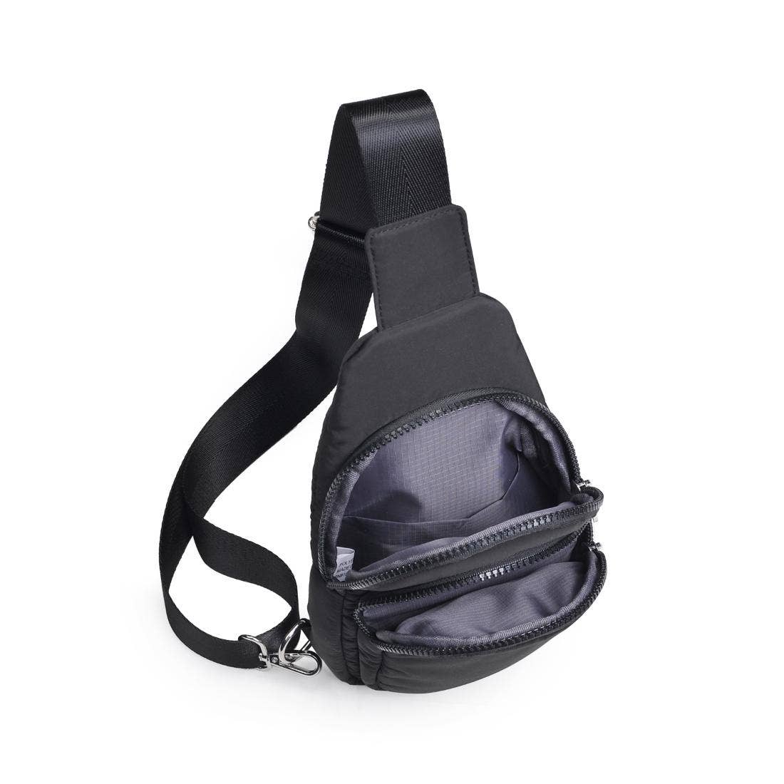Urban Expressions - Wholesale Backpack - Women's - Kenny Nylon Multi-Compartment Sling Backpack Sling Backpack7