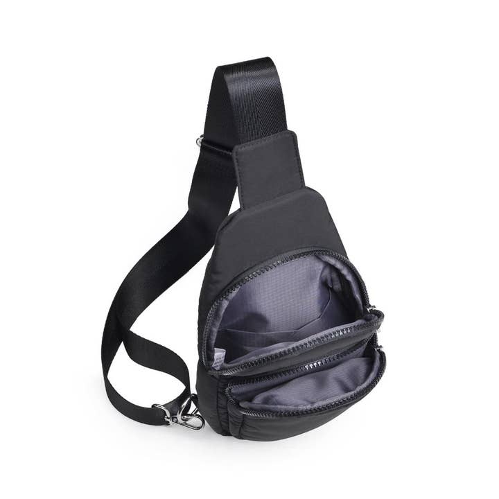 Urban Expressions - Wholesale Backpack - Women's - Kenny Nylon Multi-Compartment Sling Backpack Sling Backpack7