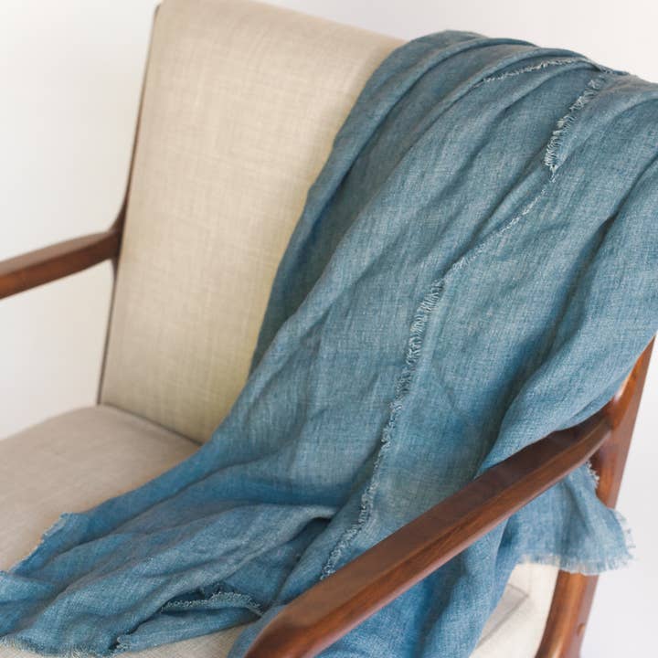 Creative Women - Wholesale Throw Blanket - Stone Washed Linen Throw Blanket10