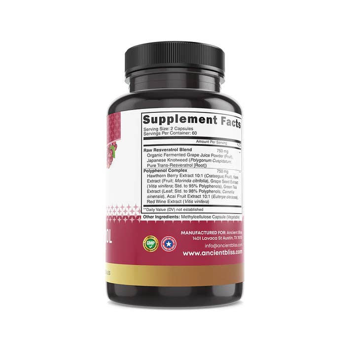 Ancient Bliss - Wholesale Oral Supplement/Vitamin - Resveratrol