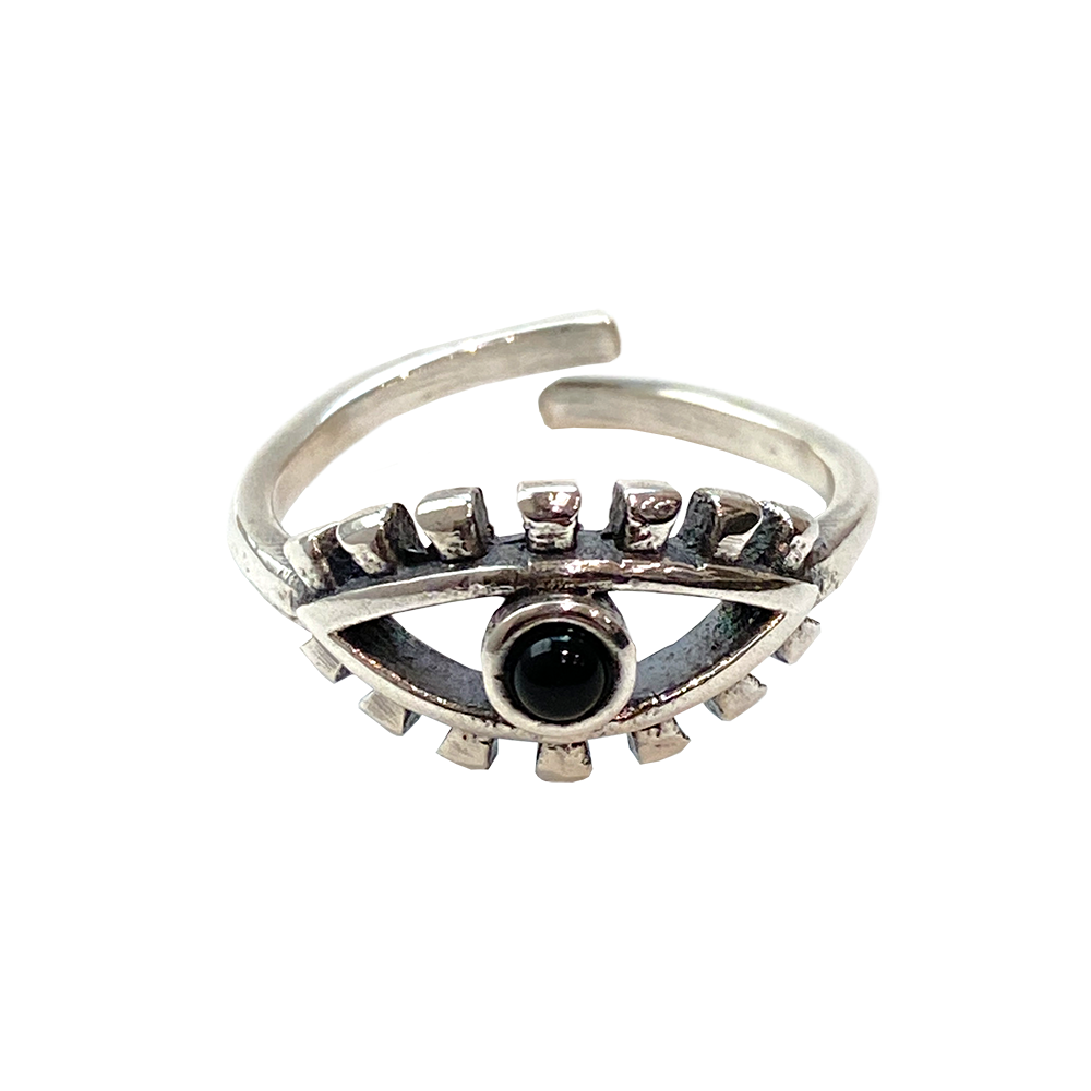 VIE – Engroshandel Statementring – Sølvbelagt justerbar ring, design nr. 372