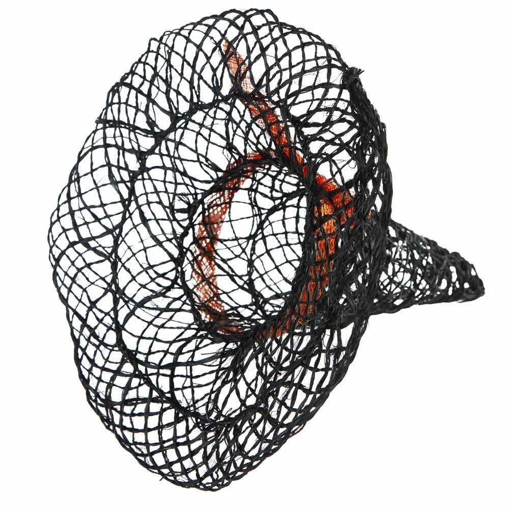 Factory Direct Craft - Wholesale Doll Clothing - Kids - 8" Halloween Black Woven Abaca Witch Hat with Orange Band5