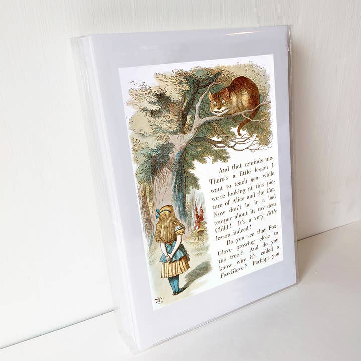 Go To Design - Wholesale Art Print - Fine art print The Cheshire Cat unframed wall art1