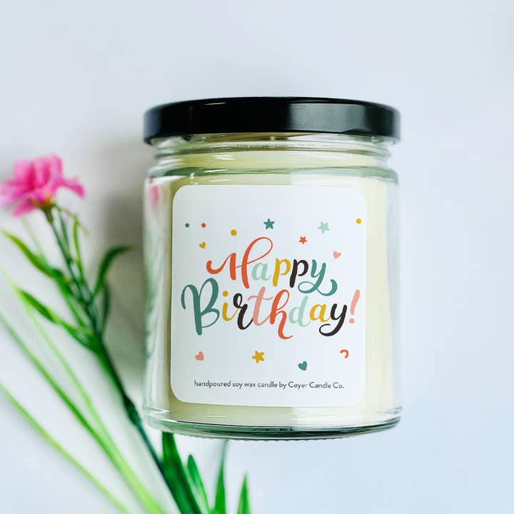 Coyer Candle Co. - Wholesale Jar/Filled Candle - Happy Birthday | 9 oz Candles18