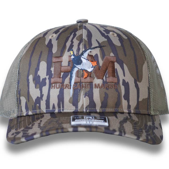 Red Leg Hat Mossy Oak Bottomland 112 for wholesale by Hurricane Marsh Outfitters