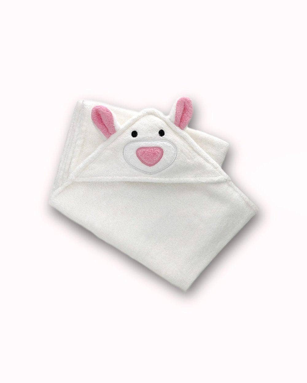Zoe Sage – wholesale Hooded towel – Child & baby – Hooded Bamboo Baby Bath Towel & Mitt - Vega The Sheep2