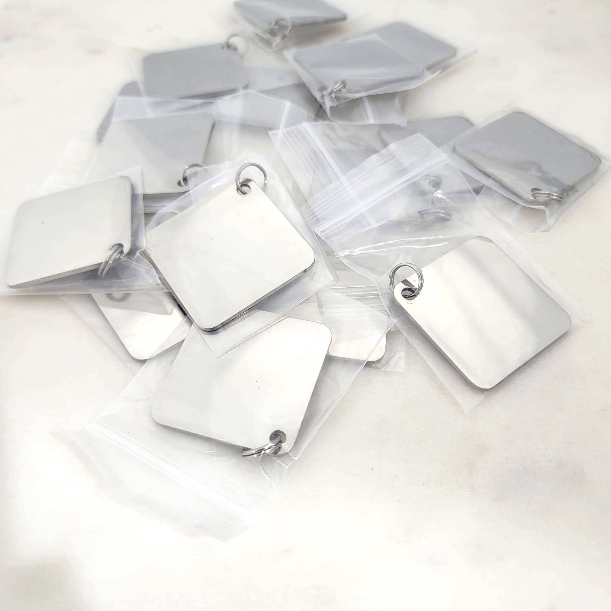 SoulfulMemory - Wholesale Craft Supplies - Wholesale laser engraving Square shape Metal Blanks5