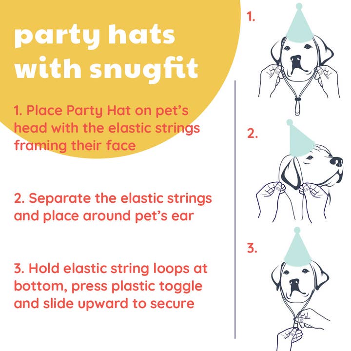 Huxley & Kent – wholesale Hatt - Hund – Superstar Partyhatt med SnugFit®