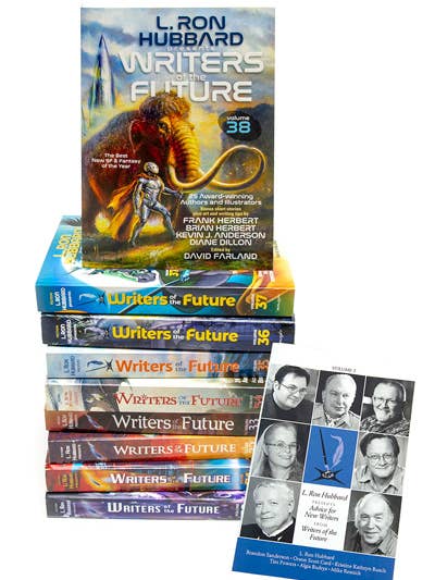 Writers of the Future Collection, Volumes 30-38 for wholesale by The fiction works of L. Ron Hubbard