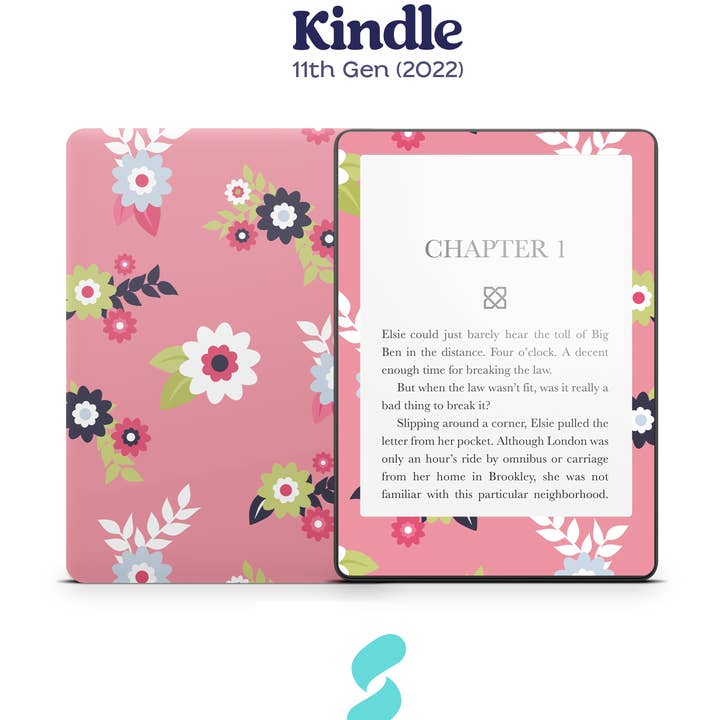 Kindle - Rosa Blumenmuster für den Großhandel von StyleWrap