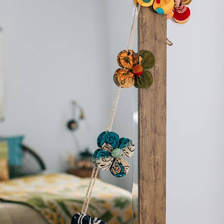 Ten Thousand Villages - Wholesale Bunting/Garland - Recycled Sari Flower Garland