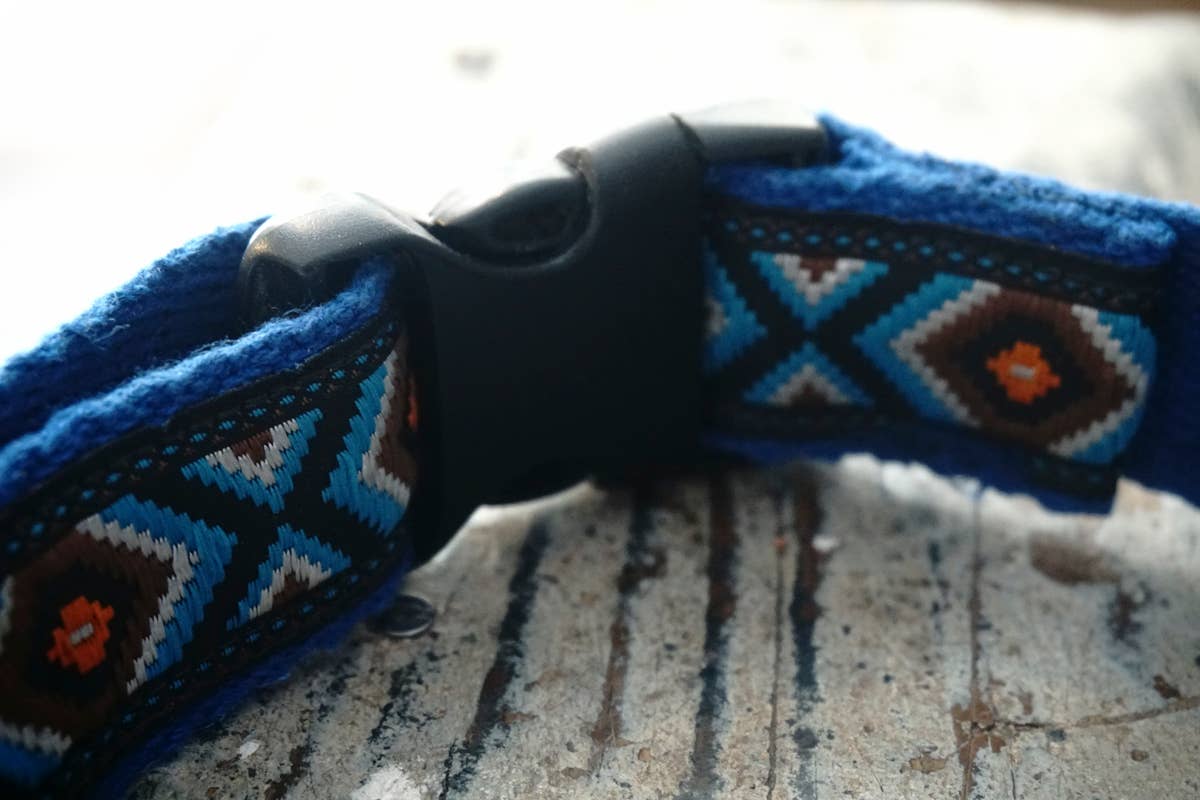 hundsfutter - Wholesale Pet Collar - Dog - Dark navy blue design necklace and strap set16