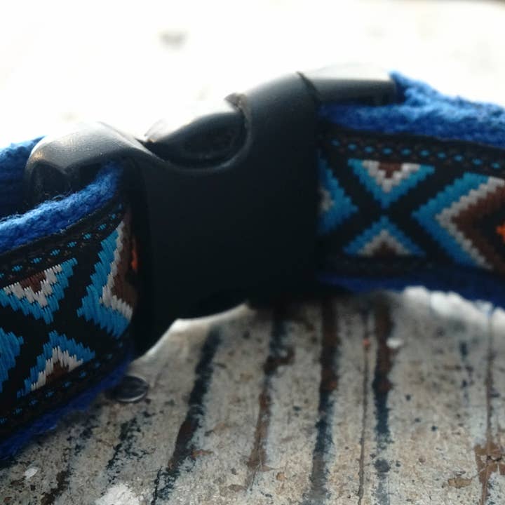 hundsfutter - Wholesale Pet Collar - Dog - Dark navy blue design necklace and strap set16