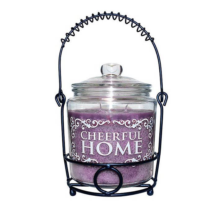 Arcucci Trade Srl - Venta al por mayor Velas en tarros - VELA AROMÁTICA CHEERFUL HOME DE 26 OZ CON PORTAVELAS6