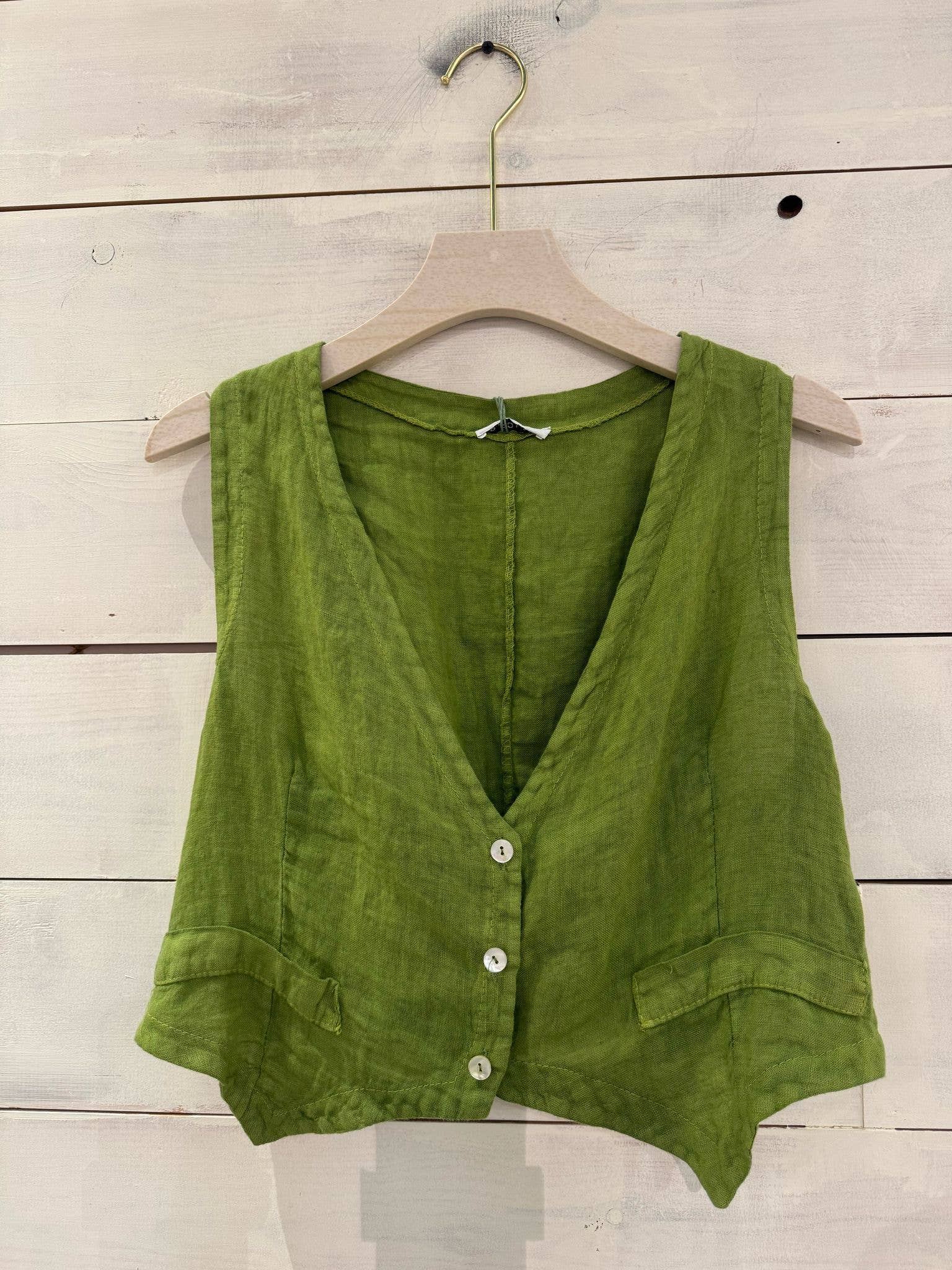 Linos y Textiles - Wholesale Blouse - Women's - REF:6454 100% linen blouse5