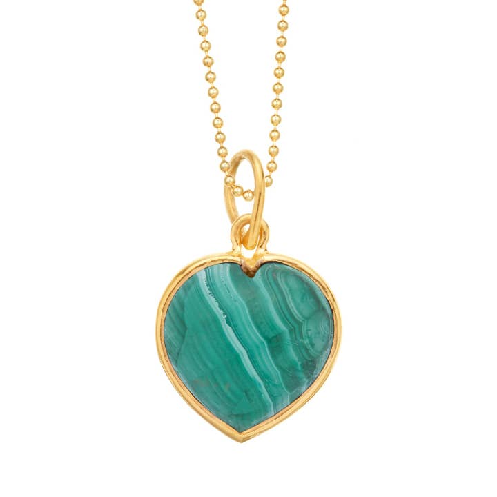 Malachite Heart for Renewal for wholesale by Juju Supply Co.