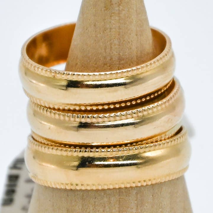 Guldfyld tyk halv runde og mønsterbånd for engroshandel hos REK