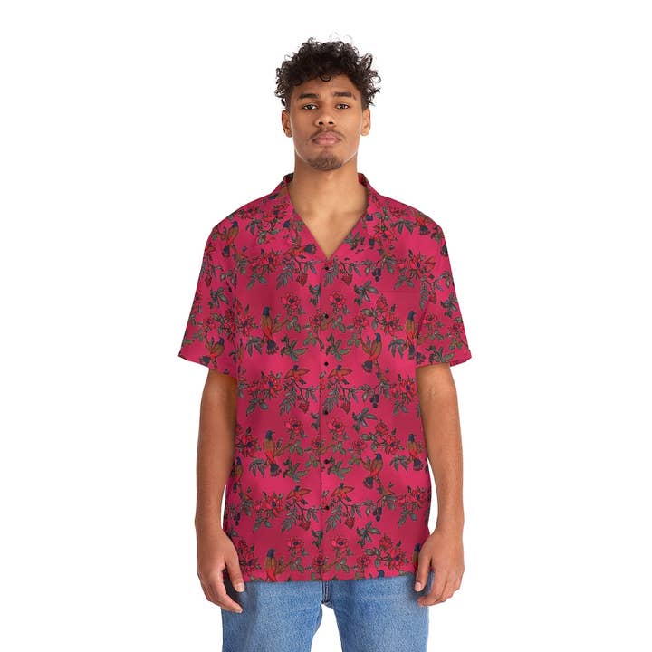 Camisa Havaiana Robe Depression por atacado de Le Fae Rouge