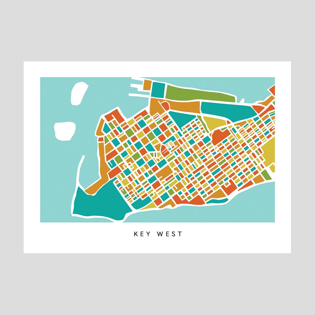 Faraway Places Paper - Wholesale Postcard Set - Miami, Palm Beach Neighborhood Print Postcards - Set of 104