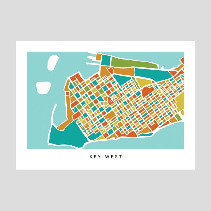 Faraway Places Paper - Wholesale Postcard Set - Miami, Palm Beach Neighborhood Print Postcards - Set of 104