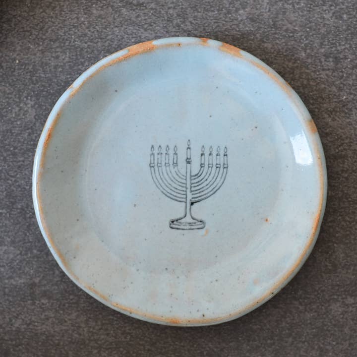 Mud & Maker – Prato de joias por atacado – Mini Placa - Menorah0