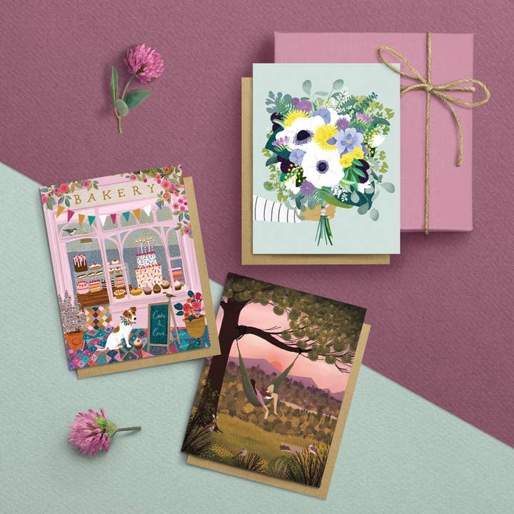 Studio Eleven Papers - Wholesale Thank You Card - Thanks a Bunch Card1