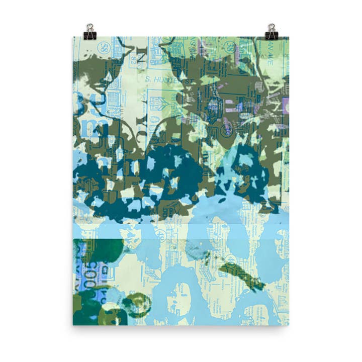 Village Green Print for wholesale by Goldengen Print