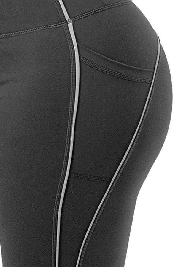 Color 5 - Wholesale Activewear Set - Women's - Active wear sports bra with yoga pants set w/contrast trim1