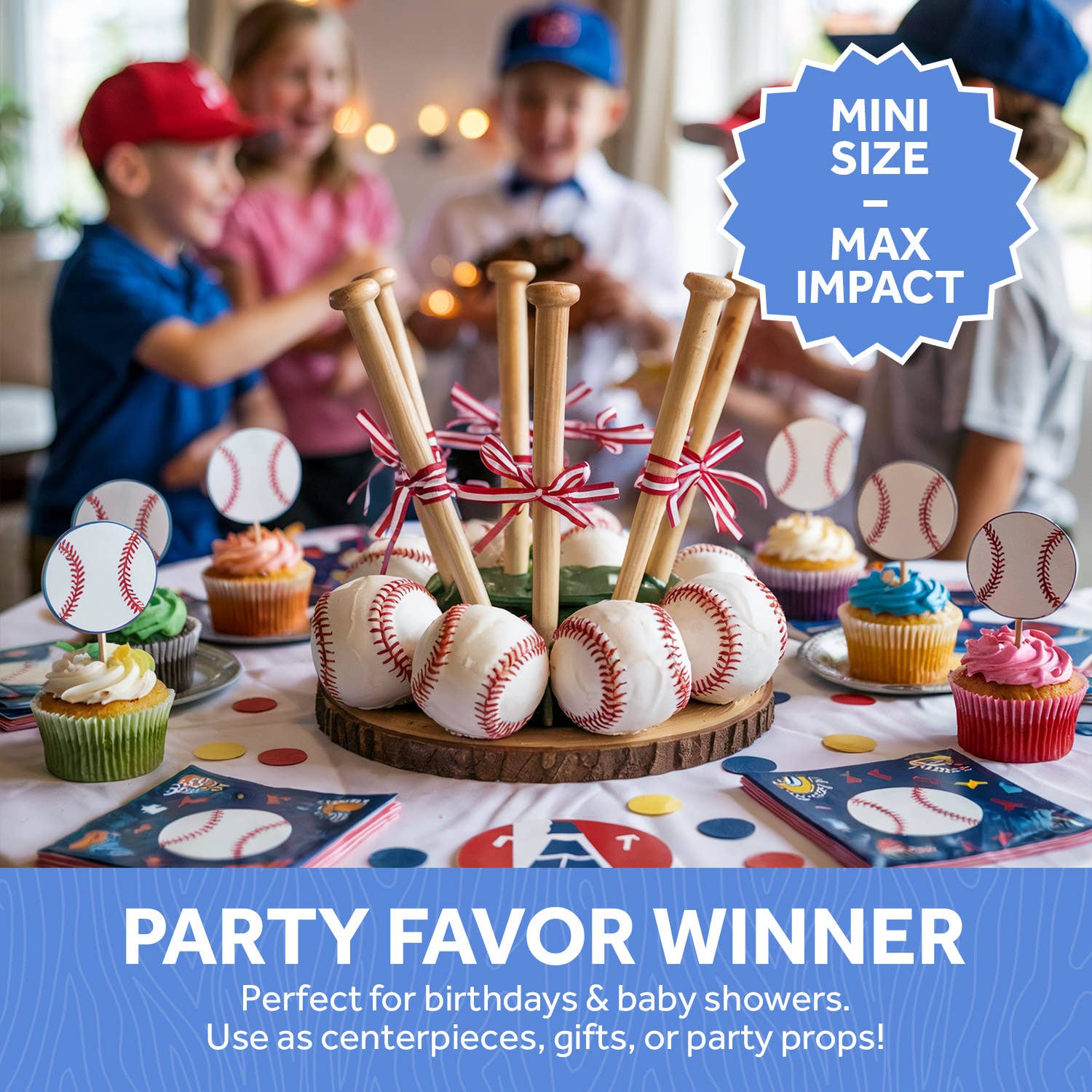 Woodpeckers Crafts - Wholesale DIY Craft Kit - Small Baseball Bat, 12"3