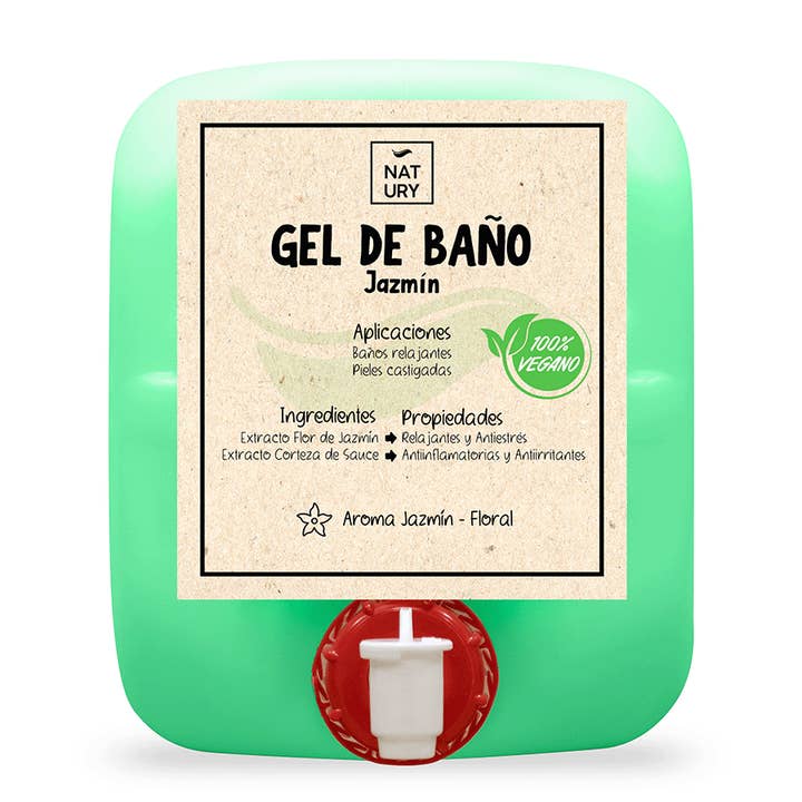 Gel de bain au jasmin 20 L pour la vente par Natury Greencare