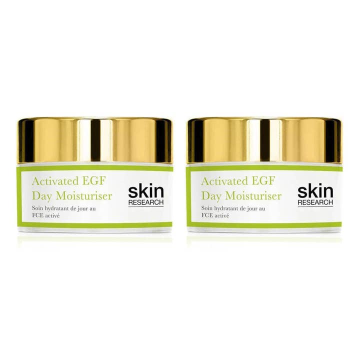 Activated EGF Day Moisturiser 50ml Twin Value Savings Pack for wholesale by F&J USA LLC - Dr Botanicals - skinChemists