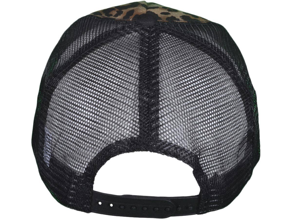 Buck Wholesale - Wholesale Trucker Hat - Women's - Animal Print Trucker Hats - BK Caps Fashion Leopard Zebra2
