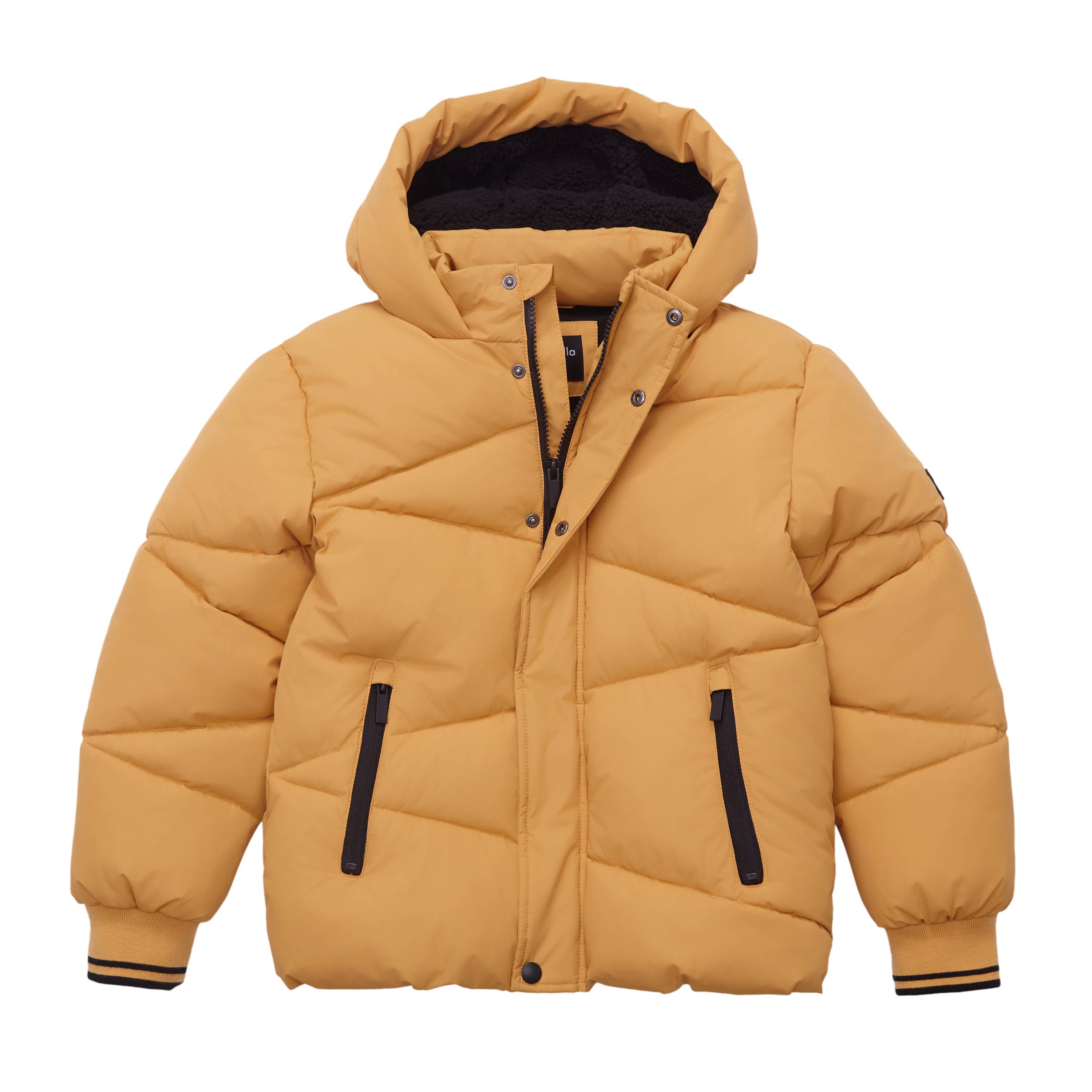 Rokka & Rolla - Wholesale Puffer Jacket - Kids - Boys' Grid Winter Coat Kids' Fleece Lined Jacket29