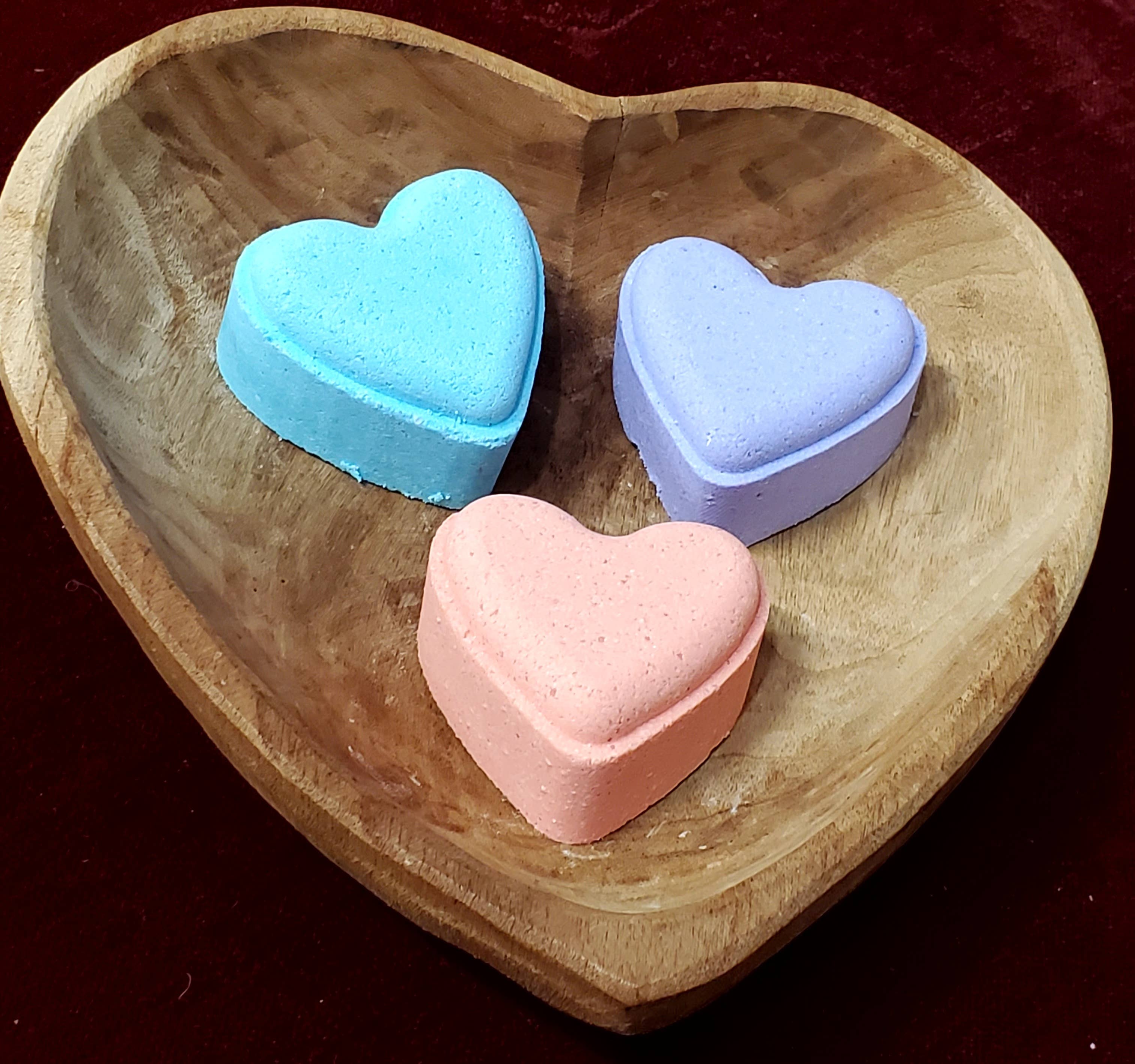 Stoney River Soaps - Wholesale Bath Bomb/Fizz - Heart Bath Bombs1