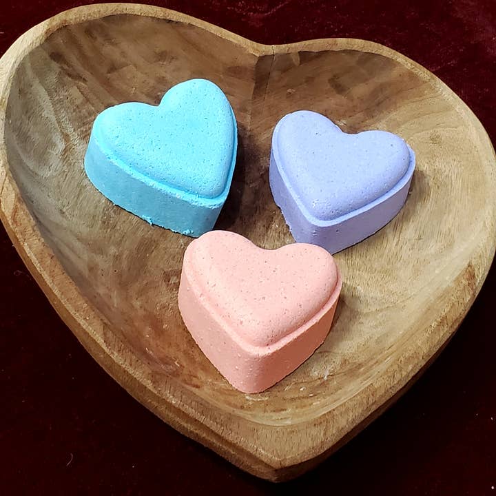 Stoney River Soaps - Wholesale Bath Bomb/Fizz - Heart Bath Bombs1
