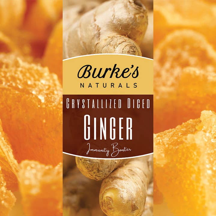 Burke's Naturals - Wholesale Dried Spice - Crystallized Diced Ginger2