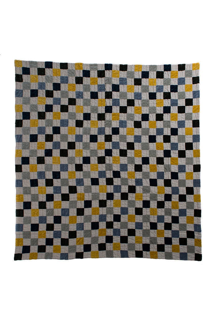 Velvet Remnant Patchwork Bedspread for wholesale on Faire4