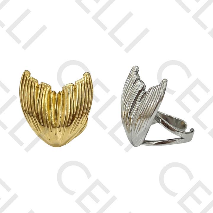 Steel Ring for wholesale by Celli Biju