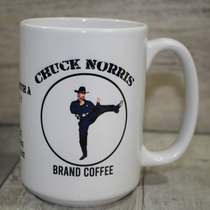 Raven Design - Wholesale Coffee Mug - Chuck Norris Inspired Funny 15oz coffee Cup2
