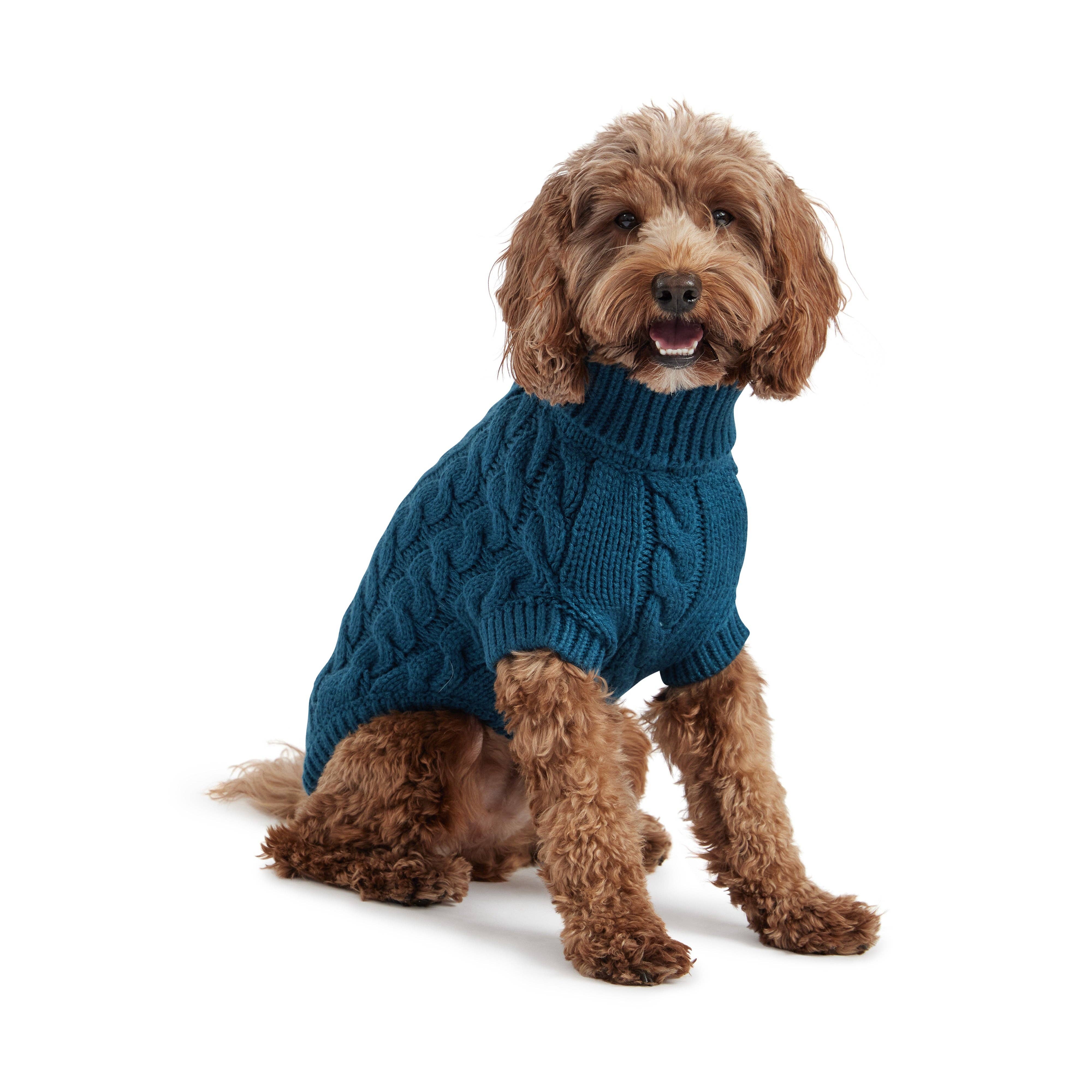 GF Pet – Engroshandel Sweater - Hund – Chalet Sweater - Mørk Teal1
