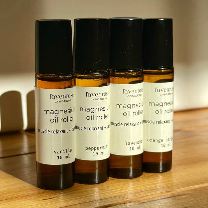 Magnesium Oil | 10 ml Rollers for wholesale by FavenRose Creations